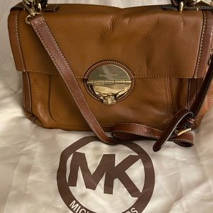 Michael Kors brown leather purse